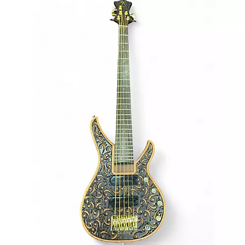 Used Cary Long Guitars Sauron Jeremy Pence signature Wenge/Mahogany Electric Bass Guitar Wenge/Mahogany