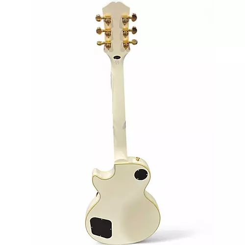 Used Epiphone Les Paul Custom Alpine White Solid Body Electric Guitar Alpine White