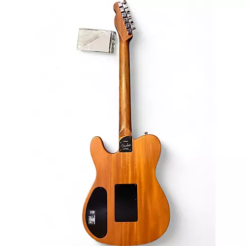 Used Fender American Acoustasonic Telecaster Natural Acoustic Electric Guitar Natural