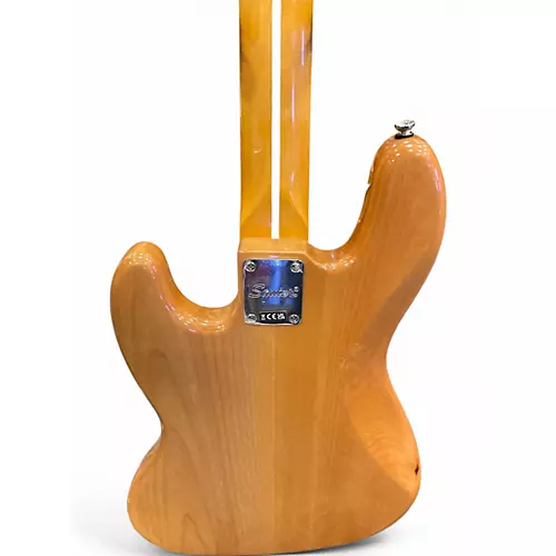Used Squier Classic Vibe 70s Jazz Bass Natural Electric Bass Guitar Natural
