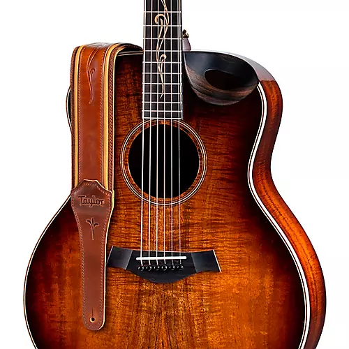 Taylor Spring Vine Leather Guitar Strap Brown 2.5 in.