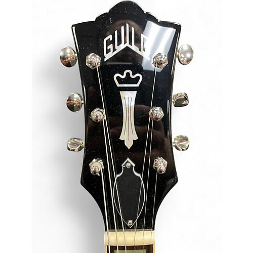 Used Guild Starfire V Snow Crest White Hollow Body Electric Guitar Snow Crest White