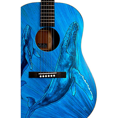 Martin DSS Biosphere II Dreadnought Acoustic Guitar Whale