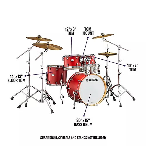 Yamaha Tour Custom Maple 4-Piece Shell Pack With 20