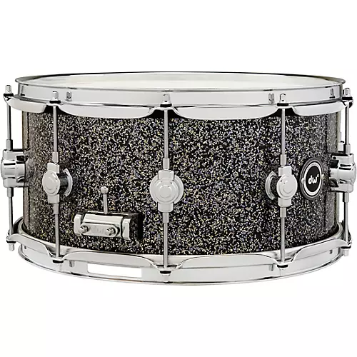 DW DWe Wireless Acoustic/Electronic Convertible Snare Drum 14 x 5 in. Lacquer Custom Specialty Black Cherry Metallic