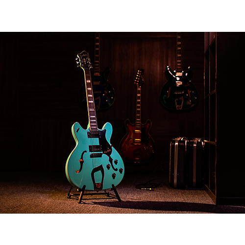 Hagstrom Viking Limited-Edition Semi-Hollow Electric Guitar Desert Haze