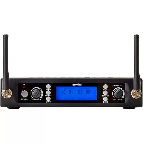 Gemini UHF-6200M UHF Dual Handheld System, 512-537.5mHz