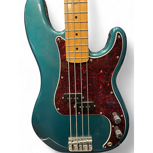 Used Fender Player Precision Bass Ocean Turquoise Electric Bass Guitar Ocean Turquoise