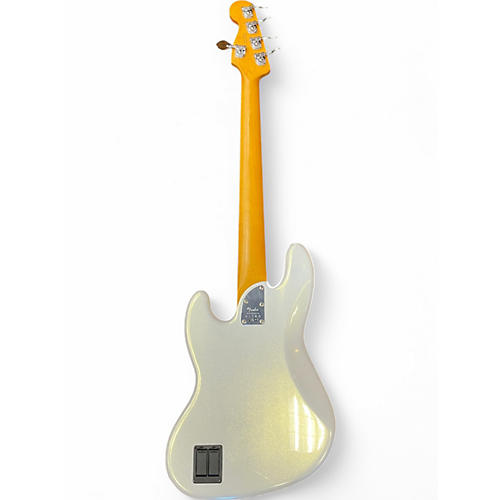Used Fender American Ultra Jazz Bass V Olympic White Electric Bass Guitar Olympic White
