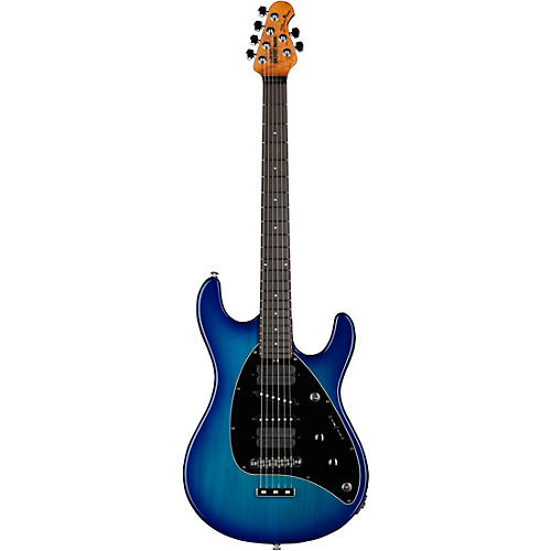 Ernie Ball Music Man Steve Morse STD Electric Guitar Morse Blue Burst
