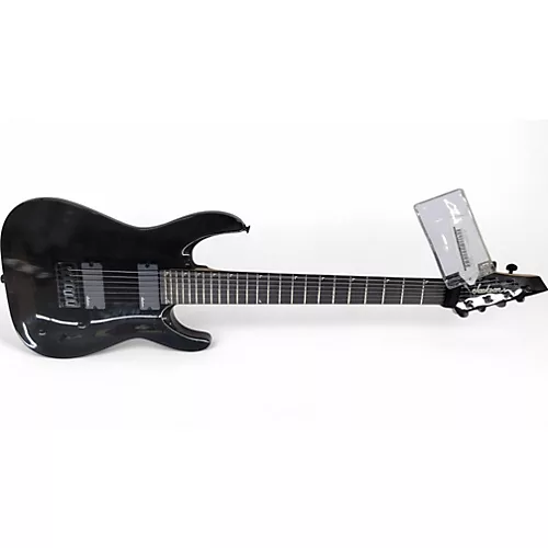 Used Jackson JS22-7 Dinky 7 String Black Solid Body Electric Guitar Black