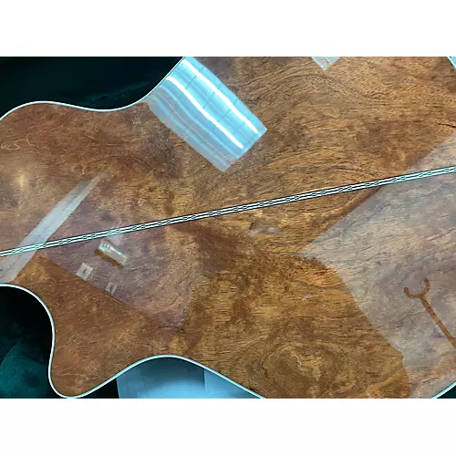 Used Martin custom shop grand performance bearclaw/quilted bubinga Natural Acoustic Electric Guitar Natural