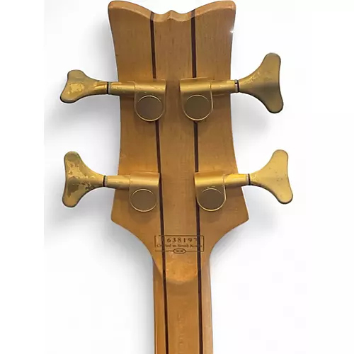 Used Schecter Guitar Research C4 Custom Natural Electric Bass Guitar Natural