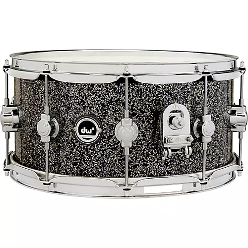 DW DWe Wireless Acoustic/Electronic Convertible Snare Drum 14 x 5 in. Lacquer Custom Specialty Black Cherry Metallic