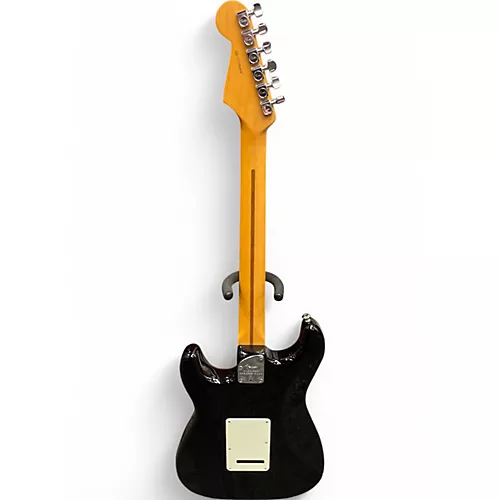 Used Fender American Professional II Stratocaster Black and White Solid Body Electric Guitar Black and White