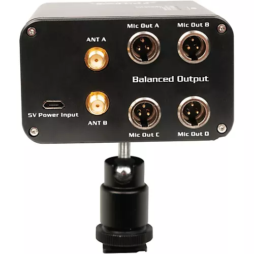 VocoPro FIELD-QUAD-B Portable 4 Lavalier Field/Camera-Mountable Wireless Microphone System, 902-927.2mHz Band 12