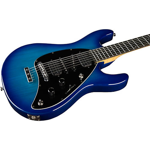 Ernie Ball Music Man Steve Morse STD Electric Guitar Morse Blue Burst