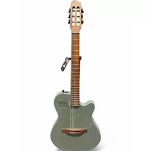 Used Godin Multiac Mundial Arctik Blue Classical Acoustic Electric Guitar Arctik Blue