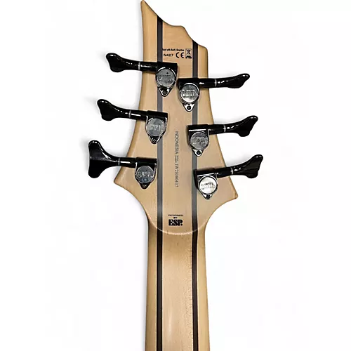 Used ESP LTD B206SM 6 String Natural Electric Bass Guitar Natural