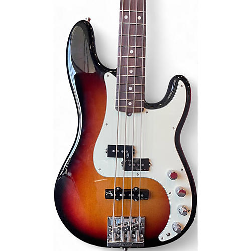 Used Fender American Ultra Precision Bass 2 Tone Sunburst Electric Bass Guitar 2 Tone Sunburst