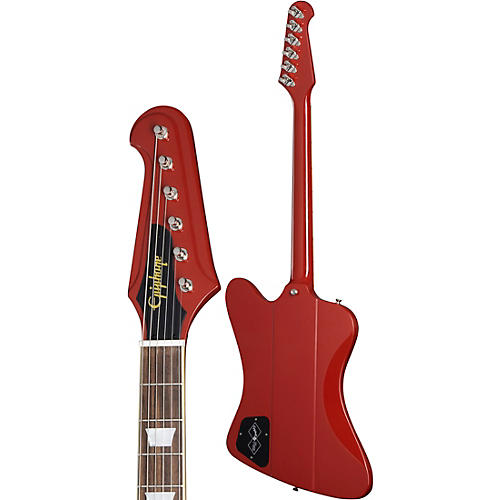 Epiphone 1963 Firebird V Maestro Vibrola Electric Guitar Ember Red