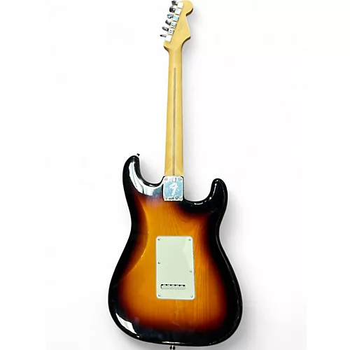 Used Fender Player Stratocaster Left Handed 3 Tone Sunburst Solid Body Electric Guitar 3 Tone Sunburst