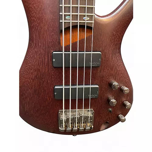 Used Ibanez SR505 5 String Worn Brown Electric Bass Guitar Worn Brown