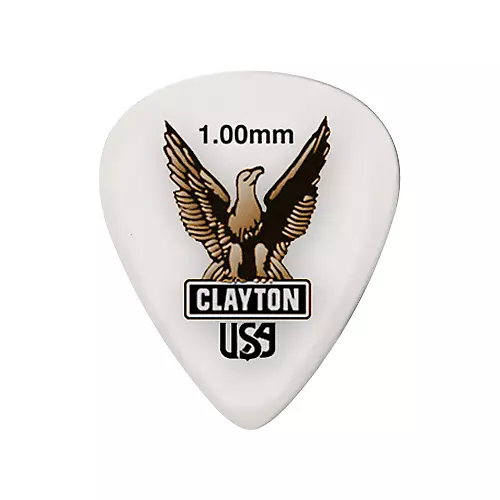 Clayton Acetal Standard Guitar Picks .63 mm 1 Dozen