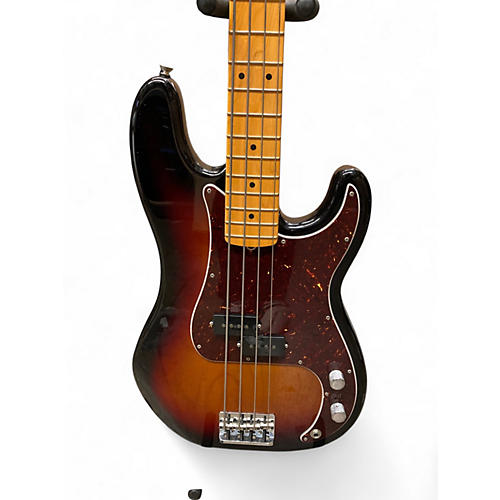 Used 2022 Fender American Professional II Precision Bass 3 Color Sunburst Electric Bass Guitar 3 Color Sunburst