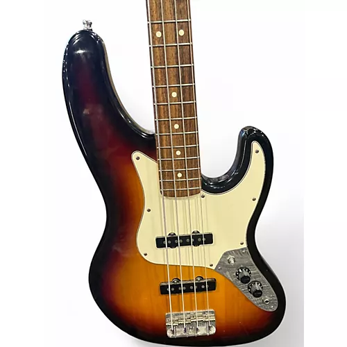 Used 1989 Fender american standard long horn jazz bass Brown Sunburst Electric Bass Guitar Brown Sunburst