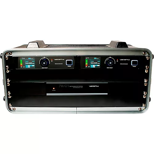 VocoPro BENCHMARK-DUAL-HH 2-Channel True Diversity Handheld Microphone System 902-927.2mHz