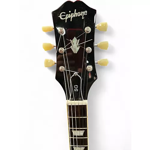 Used Epiphone SG Standard Red Solid Body Electric Guitar Red