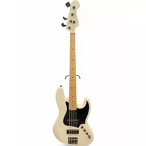 Used Squier Contemporary Active Jazz Bass WHITE Electric Bass Guitar WHITE