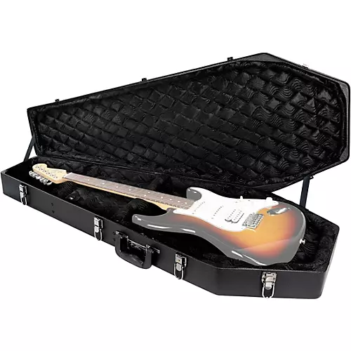 Coffin Case G-185R Universal Guitar Case Black Red