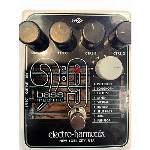 Used Electro-Harmonix BASS9 Bass Machine Bass Effect Pedal