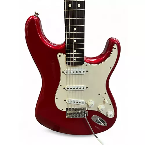 Used Fender FSR Standard Stratocaster Candy Apple Red Solid Body Electric Guitar Candy Apple Red