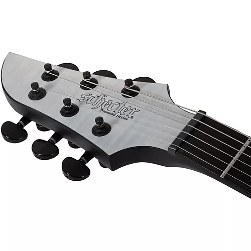 Schecter Guitar Research KM-6 MK-III Legacy Left-Handed Electric Guitar Transparent White Satin