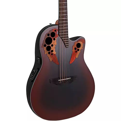 Ovation CE44 Celebrity Series Elite Mid-Depth Acoustic-Electric Guitar Reverse Blue Burst