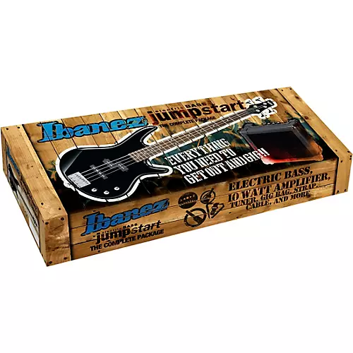 Ibanez IJSR190N Electric Bass Jumpstart Pack Black Night