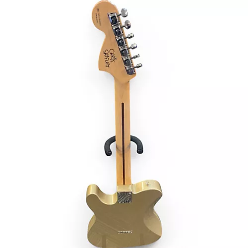 Used Fender CHRIS SHIFLETT TELECASTER Metallic Gold Solid Body Electric Guitar Metallic Gold