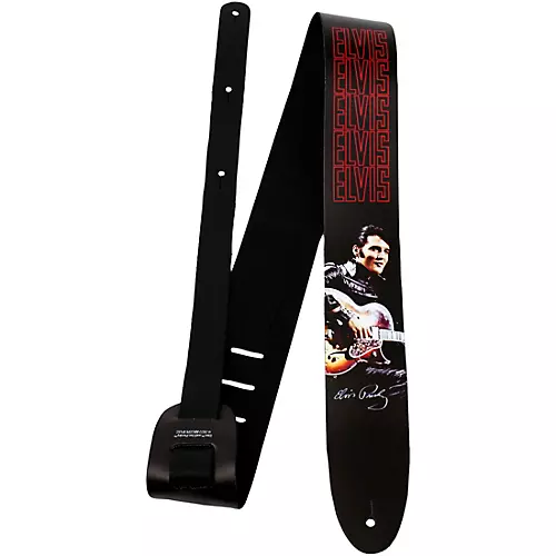 Perri's Elvis Direct To Leather 68 Comeback Guitar Strap 2.5 in.