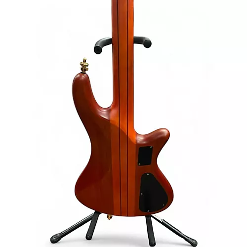 Used Schecter Guitar Research Stiletto Studio 4 String Fretless Honey satin  Electric Bass Guitar Honey satin