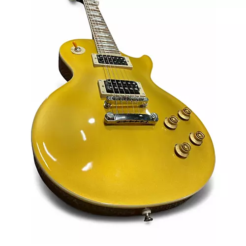 Used Epiphone Slash Victoria Les Paul Gold Top Solid Body Electric Guitar Gold Top