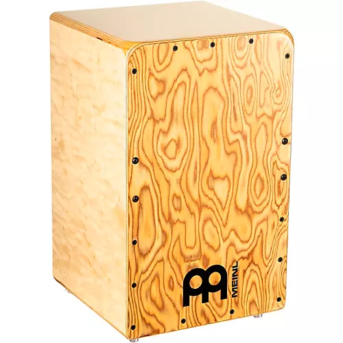MEINL Woodcraft Series String Cajon with Makah Burl Frontplate Makah Burl