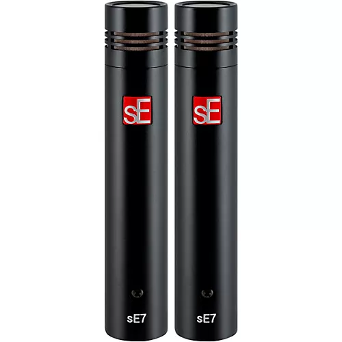 sE Electronics sE7 Small-Diaphragm Condenser Microphone - Matched Pair Black