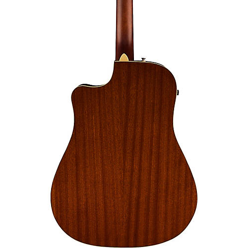 Fender California Redondo Player Acoustic-Electric Guitar Candy Apple Red