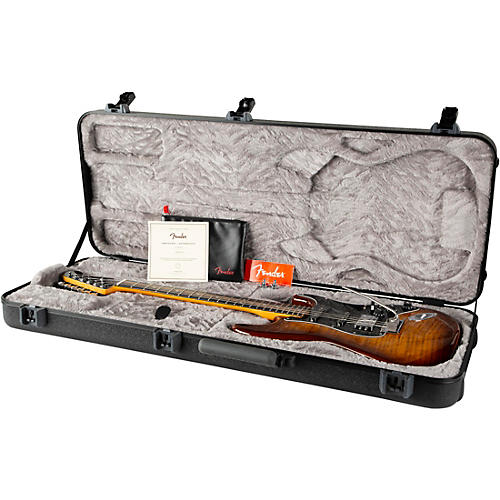 Fender Limited-Edition American Ultra Stratocaster HSS Electric Guitar Tiger's Eye