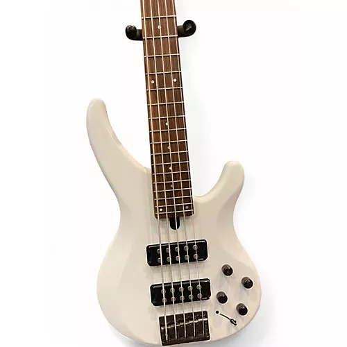 Used Yamaha TRBX305 White Electric Bass Guitar White