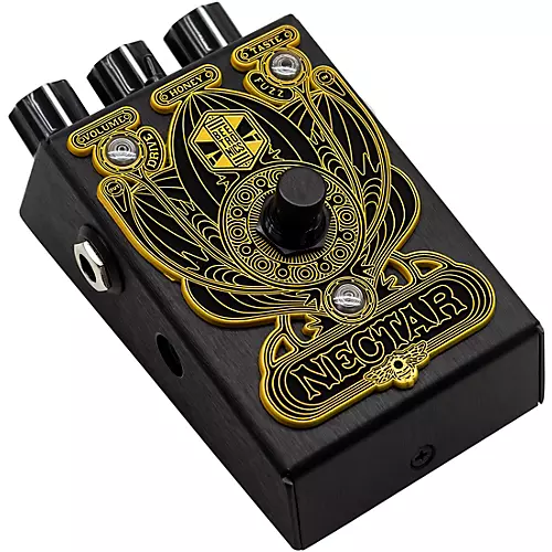 Beetronics FX Nectar Tone Sweetener Babee Series Overdrive & Fuzz Effects Pedal Black Anodized