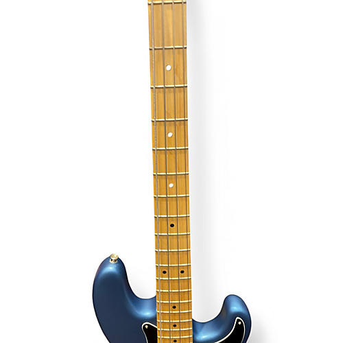 Used Fender American Performer Precision Bass Blue Electric Bass Guitar Blue